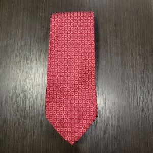 346 Brooks Brothers Red Silk Geometrical Tie